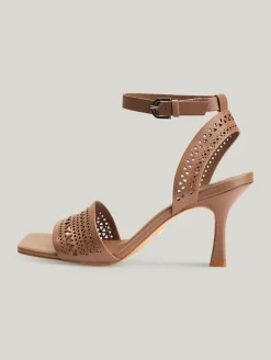 Sandalette aus Lochleder