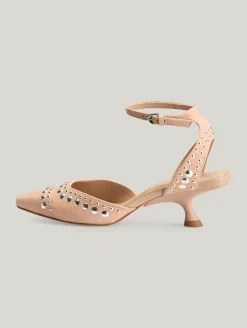 Sandalette mit Nieten