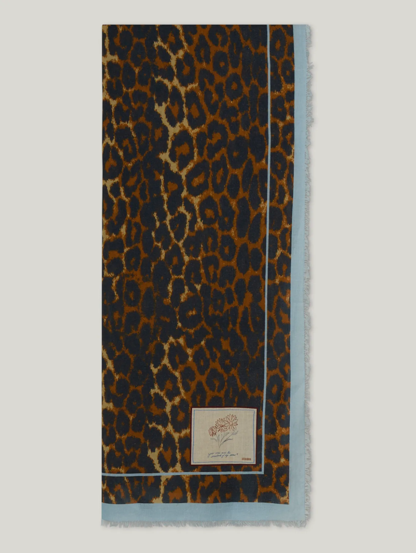 Schal im Leo-Print NOTALEOPA