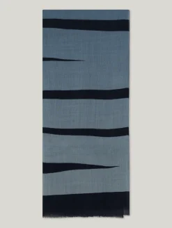 Schal mit Blockstreifen