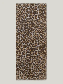 Schal mit Leo Print