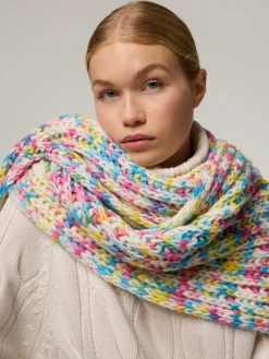 Schal mit Merinowolle CONFETTI