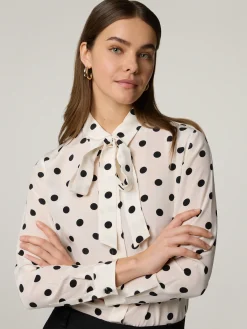 Schluppenbluse aus Seide