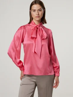 Schluppenbluse aus Seide KIKKI