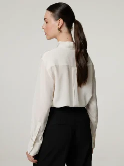 Schluppenbluse aus Seide BRYON