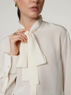 Schluppenbluse aus Seide BRYON