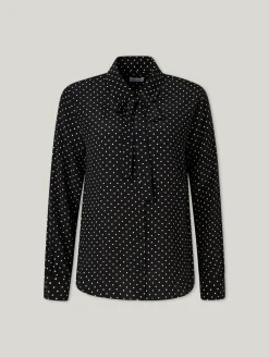 Schluppenbluse im Regular Fit