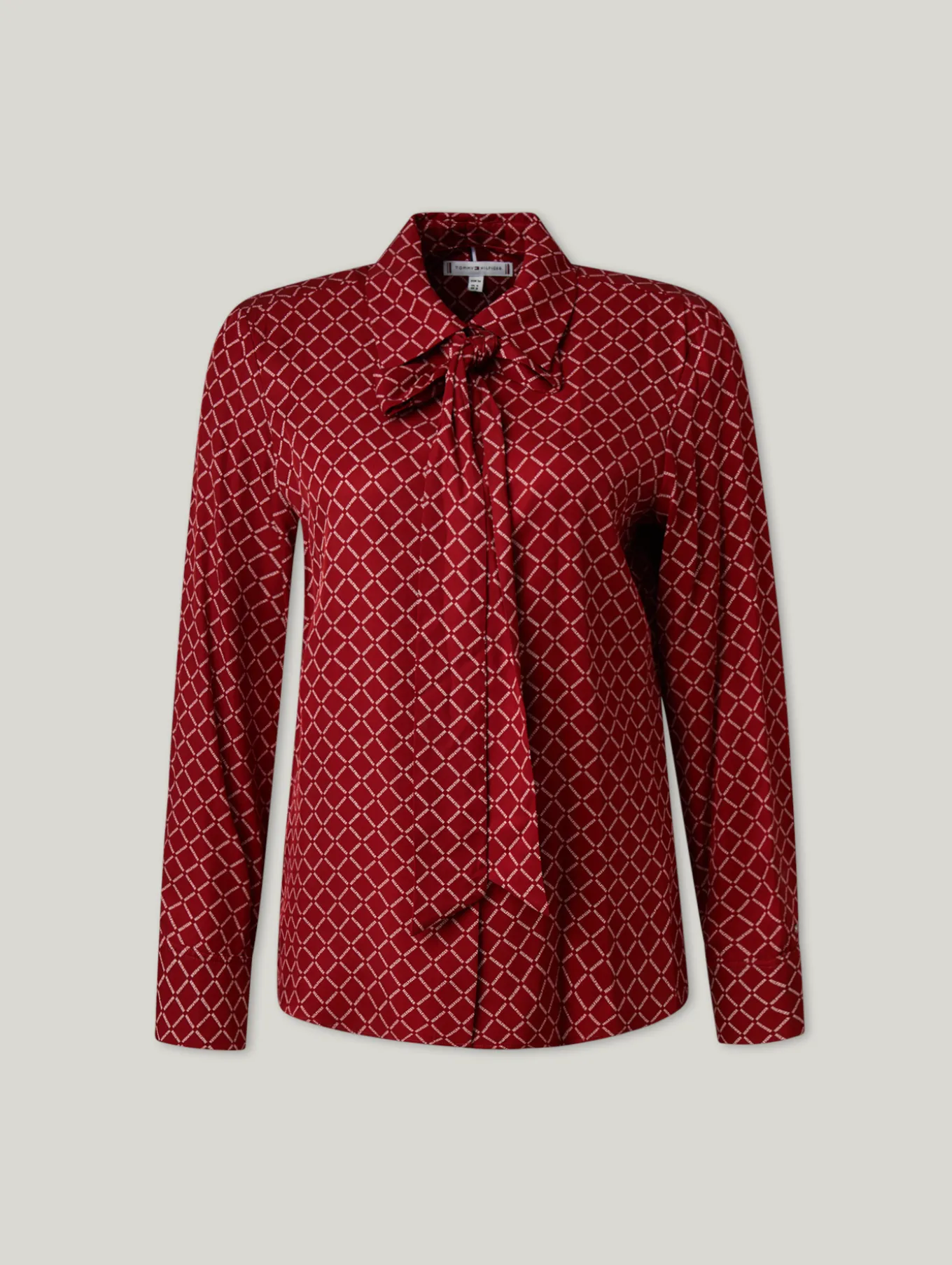 Schluppenbluse mit Print