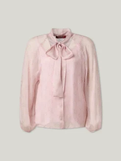 Schluppenbluse mit Seide BALDI