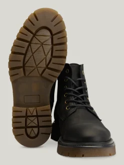 Schnürstiefel mit Reißverschluss