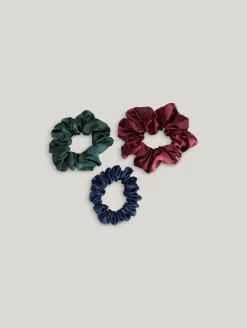 Scrunchie 3er Set aus Seide