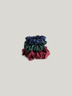 Scrunchie 3er Set aus Seide