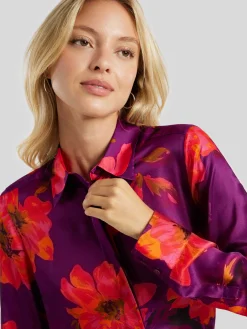 Seidenbluse mit Print LUZYN