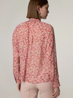 Seidenbluse mit Schluppe PANIA