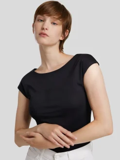 Shirt mit angeschnittenen Ärmel