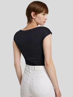 Shirt mit angeschnittenen Ärmel