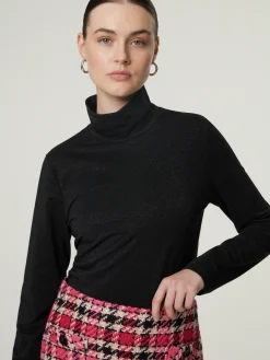 Shirt mit Stehkragen