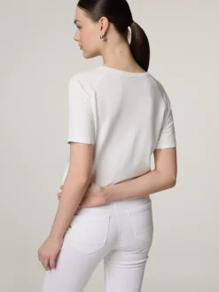 Shirt mit Strasssteinen