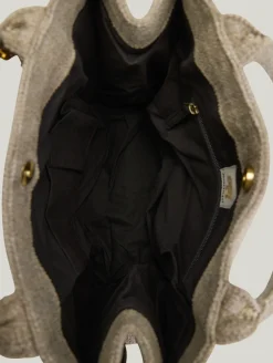 Shopper aus Bouclé BOOK TOTE L