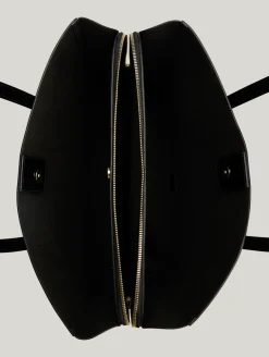 Shopper aus Lackleder