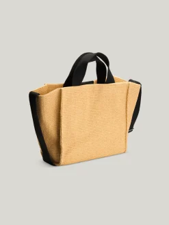 Shopper in Raffia-Bast-Optik M
