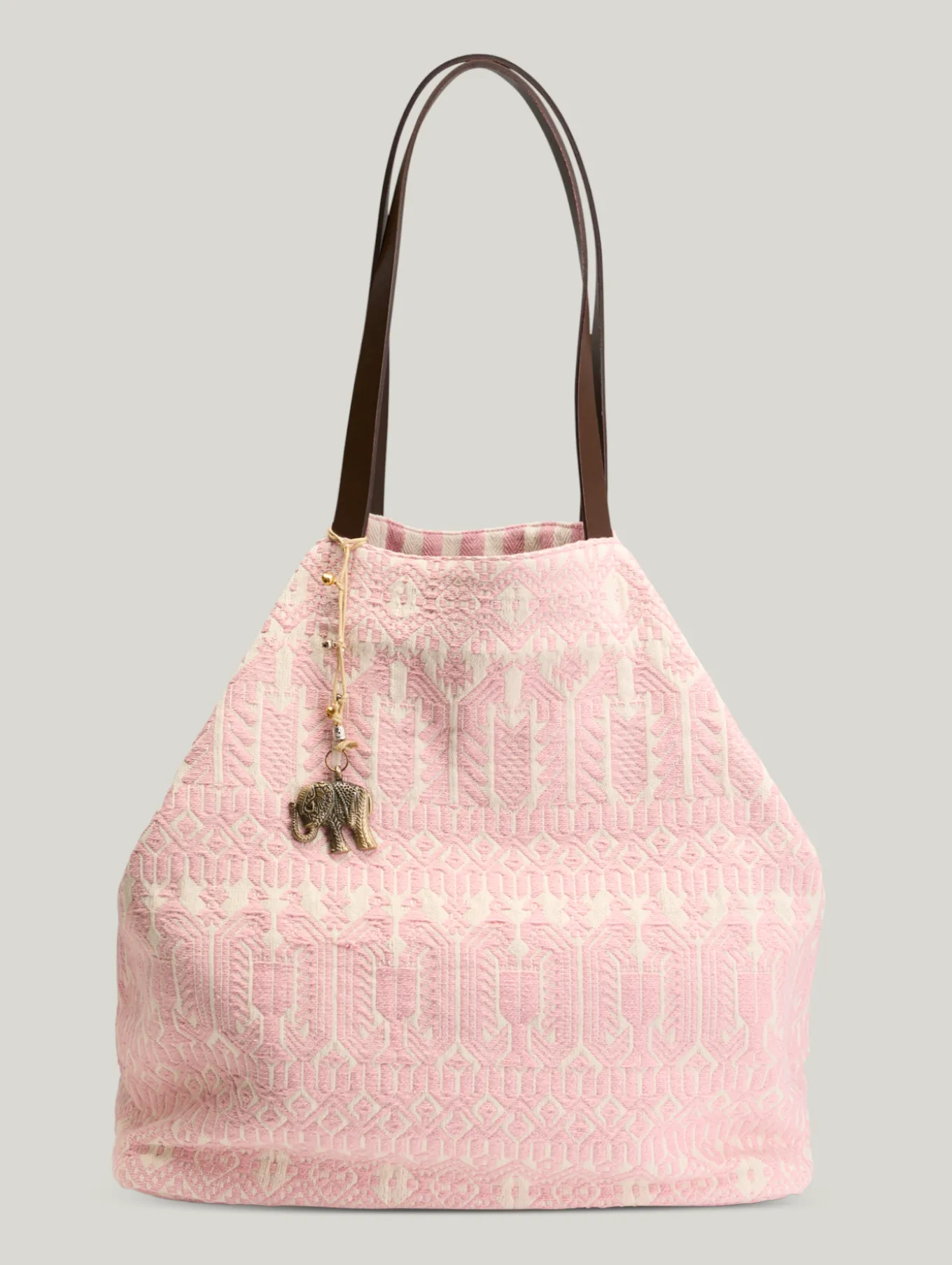 Shopper mit Jaquard-Muster