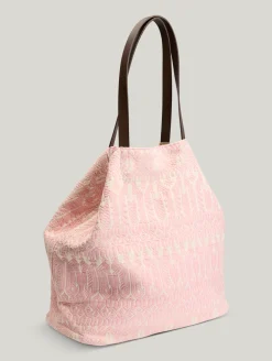 Shopper mit Jaquard-Muster