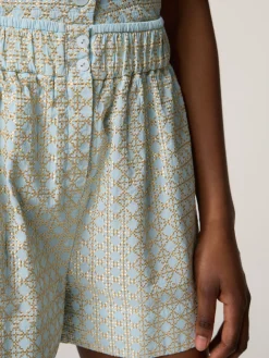 Shorts aus Baumwolle