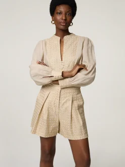 Shorts aus Baumwolle