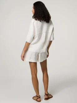 Shorts aus Leinen