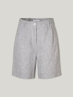 Shorts aus Leinen