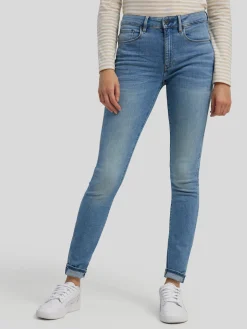 Skinnyjeans mit hohem Bund