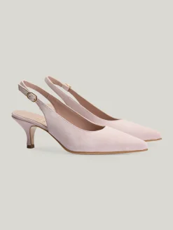 Slingpumps aus Wildleder