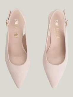 Slingpumps aus Wildleder