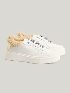 Sneaker mit Fake Fur