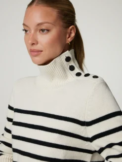 Stehkragenpullover aus Kaschmir