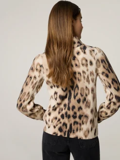 Stehkragenpullover mit Baumwolle