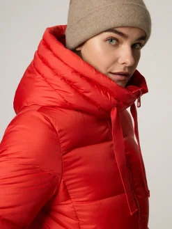 Steppmantel mit Kapuze