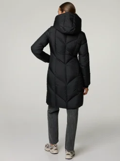 Steppmantel mit Kapuze