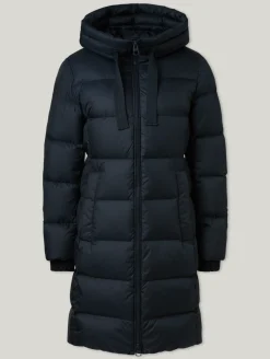 Steppmantel mit Kapuze