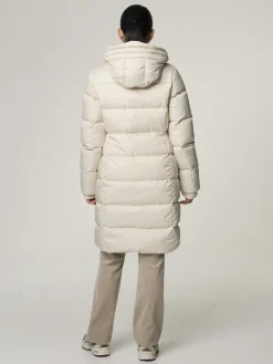 Steppmantel mit Kapuze