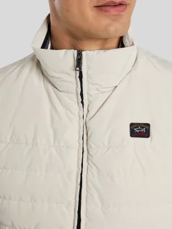 Steppweste aus Daunen