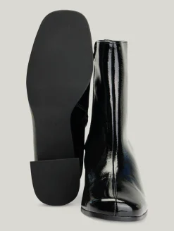 Stiefelette aus Lackleder