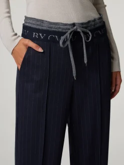 Stoffhose im Jogging-Look AVA