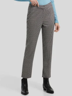 Stoffhose mit Hahnentritt