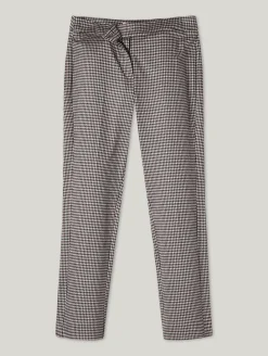 Stoffhose mit Hahnentritt