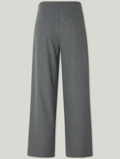 Stoffhose mit weitem Bein