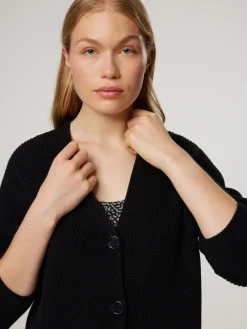 Strickcardigan aus Baumwolle