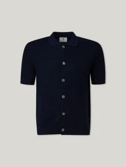 Strickhemd aus Baumwolle