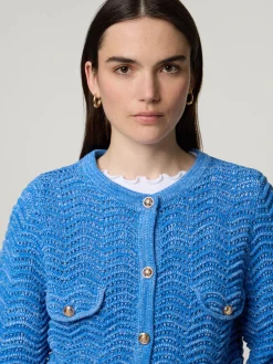 Strickjacke aus Baumwolle